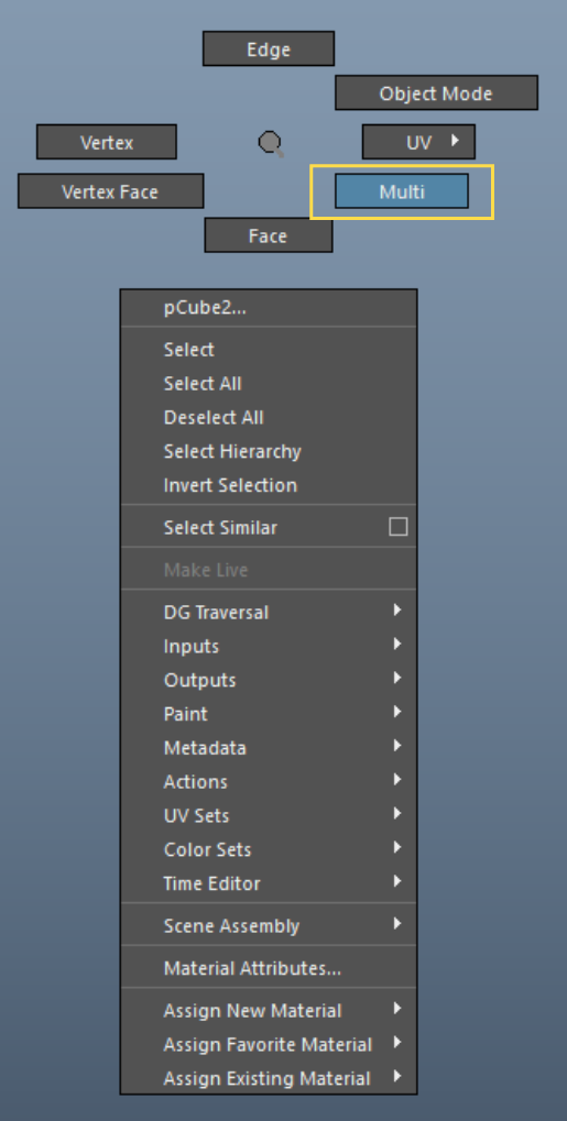 Speed Trim multi select